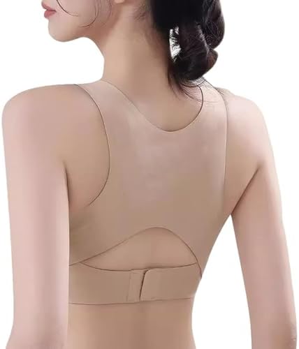 Posture Corrector Bra for Women Wireless Front Closure Cross Back Bras