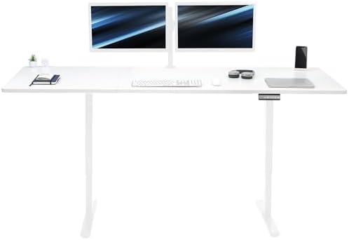 VIVO White 83 x 30 in Standing Desk, DESK-KIT-E2W84-30W