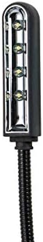 Monoprice Live Sound Mixer Light for BNC Port - Flexible, 4 LEDs, 10.6-Inch Gooseneck, 16-Inch, Black - Stage Right Series