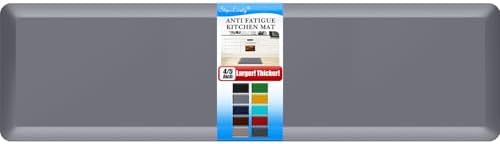 4/5 Inch Thick Kitchen Mat - Cushioned Anti Fatigue Mat for Kitchen Floor