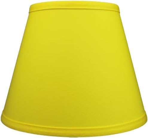 FenchelShades.com Lampshade 6" Top Diameter x 10" Bottom Diameter x 8" Slant Height 6x10x8" with Spider Attachment Diameter 0.4 Inch for Lamps with a Harp (Citrus)
