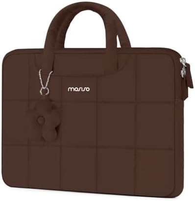MOSISO Laptop Case 13.3 inch, 13-13.3 inch Laptop Sleeve, Chocolate Brown