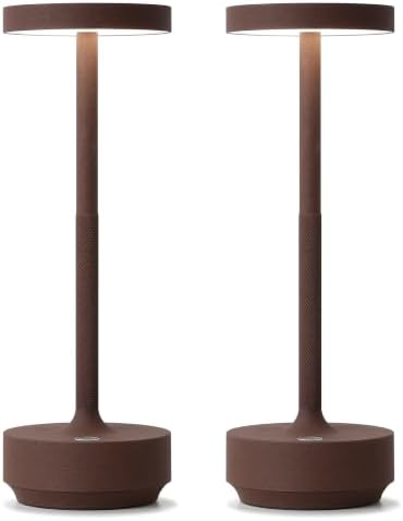 LED Cordless Table Lamp Rechargeable,Battery Powered Outdoor Table Light