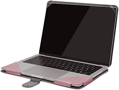MOSISO PU Leather Sleeve Case Compatible with MacBook Air 13.6 inch