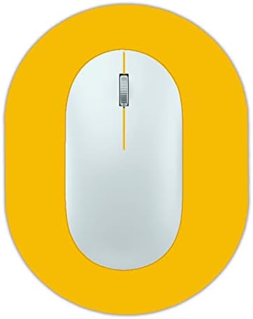 Small Mouse Pad, Portable, Waterproof and Non-Slip Rubber Bottom, Unisex, Wireless Mouse, Laptop Keyboard Tray, Office Travel Yellow 5.5X7.5 Inch