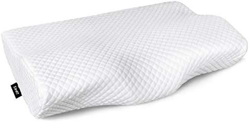 ZAMAT Memory Foam Pillow for Neck Pain Relief, Adjustable Orthopedic Ergonomic Cervical Pillow for Sleeping with Washable Cover, Bed Pillows for Side, Back, Stomach Sleepers