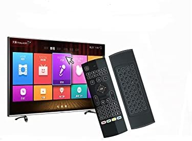 MX3 Pro Mini Keyboard Backlight Fly Remote Mouse,Android TV Remote Control,IR Learning Mini Wireless Keyboard for Android TV Box.HTPC.IPTV,Networked Set-top Box,Mini PC(Battery not Included)