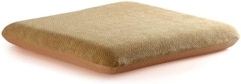 Sigmat Recliner Cushion for Elderly Memory Foam 22x22x3 in Camel