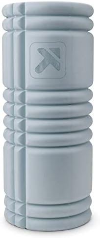 TRIGGERPOINT Performance Therapy Grid Patented Multi-Density Foam Massage Roller (80% Recycled) Exercise, Deep Tissue Muscle Recovery - Muscle Pain&Tightness, Improves Circulation (13"), Blue