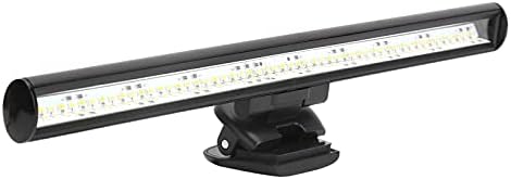 LED Computer Monitor Light, Laptop Screen Reading Lamp, Adjustable Color Temperature Desk Lamp with USB Power for Office Study, No Screen Glare, Aluminum and ABS Build