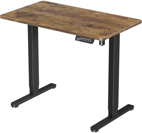 JOY worker Electric Small Stand Up Desk, 35" Whole Piece Height Adjustable
