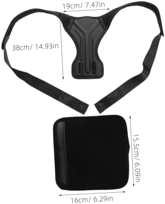 Healeved Adjustable Back Brace Belt Posture Corrector for Office Use