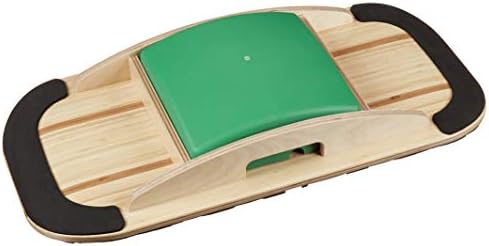Blue Planet Balance Surfer | Bamboo Balance Board for Office, Standing Desks, Surfing, SUP, Yoga, Exercise! Includes 3 Balance Modules (EVA Foam)