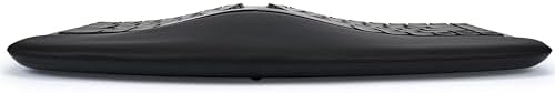 KINESIS mWave Quiet Ergonomic Keyboard for PC (Black) | Quiet Mechanical Switches | Bluetooth & USB | Programmable | Backlit | Windows Modifiers & Hotkeys