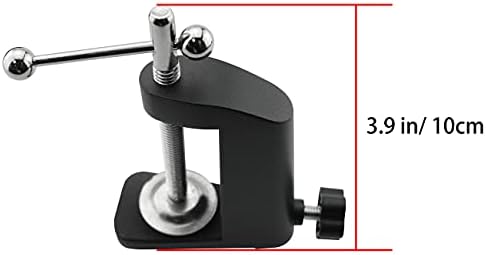 Black C-Clamp Cantilever Bracket Clamp Holder Desk Lamp Clip Fittings Base Hose DIY Swing Arm Lighting Accessory Metal Clamp
