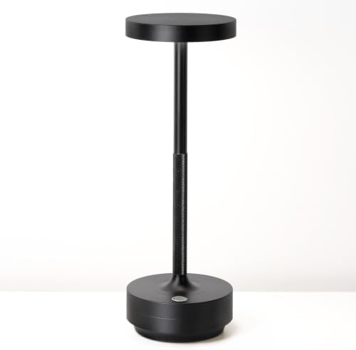 LED Cordless Lamp 5000mAh Outdoor Table Lights Rechargeable Black