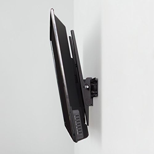 Amazon Basics Heavy-Duty Tilting TV Wall Mount with Mounting Hardware, Bubble Level and Template for 37" to 80" TVs up to 120 lbs, Black