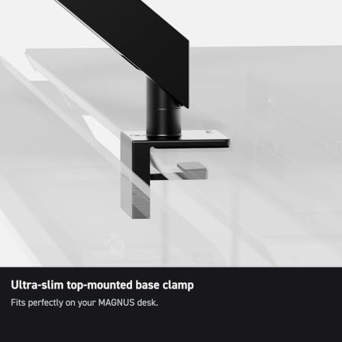 Secretlab Magnus Single Monitor Arm Black - C-clamp Mount, VESA 75/100