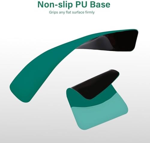 MOSISO Wrist Rest Support Mouse Pad & Keyboard Set, Teal Green