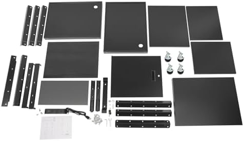 AV Cart Mobile Desk Workstation with Wheel for Classroom and Office