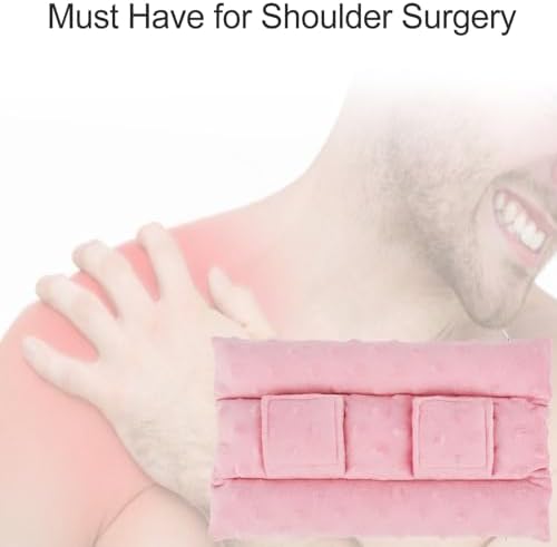 Upgrade Neck Pad Strap Cushion Pillow for Arm Sling Comfort Shoulder Support Pad Rotator Cuff Replacemet Surgery Elbow Brace Carry Padded Cover Broken Wrist Hand Injury Cast, Minky Dot Coral