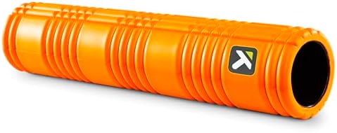 TRIGGERPOINT PERFORMANCE THERAPY GRID Patented Multi-Density Foam Massage Roller Exercise Deep Tissue Muscle Recovery - Relieves Muscle Pain & Tightness, Improves Mobility & Circulation (26"), Orange
