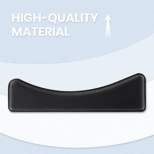 Perixx PERIPRO-511 Wrist Rest for Ergonomic Compact Keyboards - Gel Cushion Support with 15.34x4.21x1.14 inches - Ideal Ergonomic Desktop Solution - Black,11925