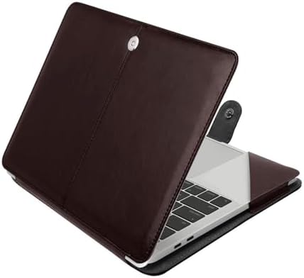 MOSISO PU Leather Sleeve Case Compatible with MacBook Air 13.6 inch