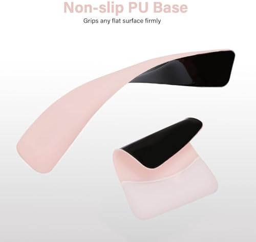 MOSISO Wrist Rest Support Mouse Pad & Keyboard Set, Baby Pink