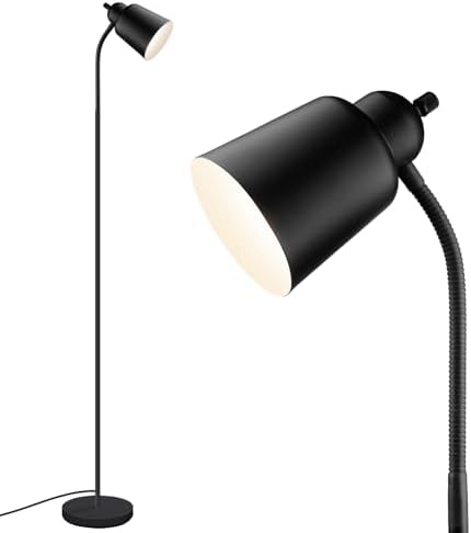 LALISU Floor Lamp, Industrial Floor Lamps for Living Rooms & Bedrooms