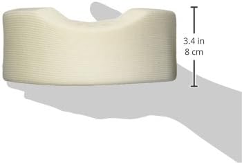 Sammons Preston Universal Contour Cervical Brace,Adjustable Hook and Loop Closure,For Neck Strain,Injury,or Post-Op Surgery,Relieves Neck Pain and Spine Pressure,Cream Color,2” High,(Pack of 2)