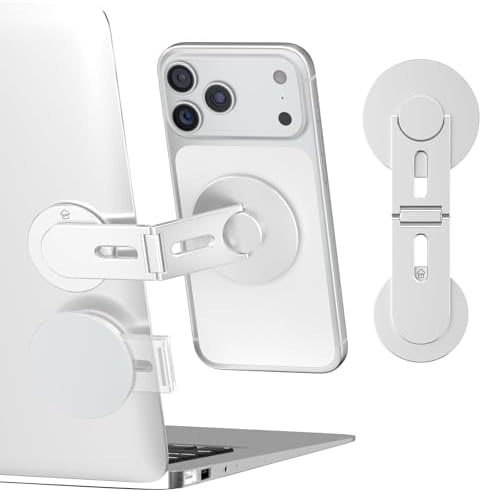 CloudValley Magnetic Phone Laptop Holder Mount, Foldable Hidden Stand