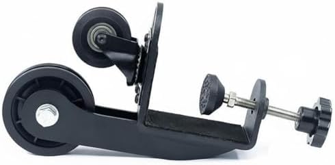 Desk Mounted Forearm Space Saving Forearm Workout Pulley Desktop Protection Wrist Exerciser Machine for Office, Black