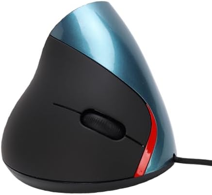 Zunate Ergonomic Vertical Mouse, 5 Buttons Wired Optical USB Computer Mouse with 60 Degree Design for PC Laptop Office Gaming Work