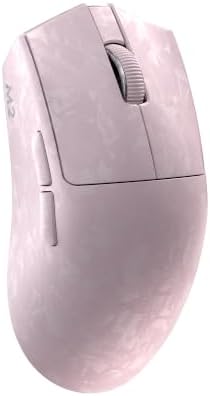 YUNZII M2 Dual 8K Wireless Gaming Mouse, PAW3395, 6-Level DPI(Pink)