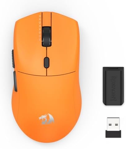 Redragon M919 Pro Wireless Esports Gaming Mouse, 54g Lightweight, Orange