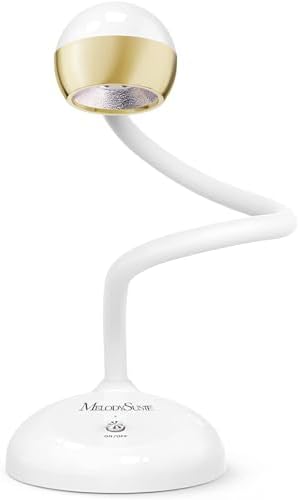 MelodySusie 360° 2-in-1 Gooseneck Nail Lamp S-Pro09M for Detail Work