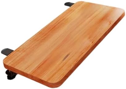 Desk Extension Shelf Board Keyboard Tray Ergonomic for Home Office, Practical Supplies for Computer Table Arm Rest Expansion- Brown