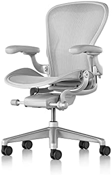 MingYi.office Vinyl Arm Pads Caps Replacement for Herman Miller Classic Aeron Office Chair Smoke Color