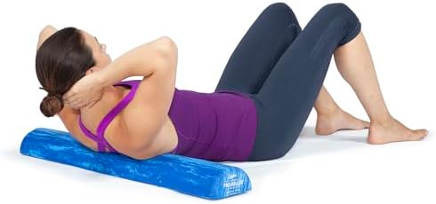 OPTP PRO-Roller Soft Density Foam Roller – Half-Round, Blue, 36"L x 3"H