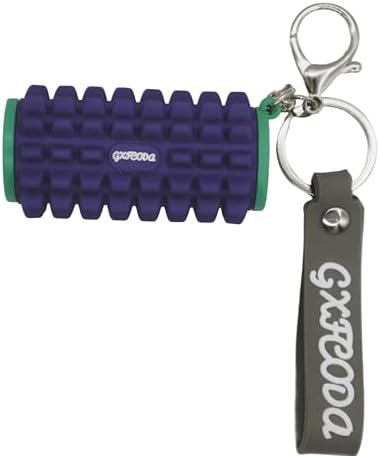 Mini Foam Roller Keychain, Gym Bag Charm and Fidget Toy