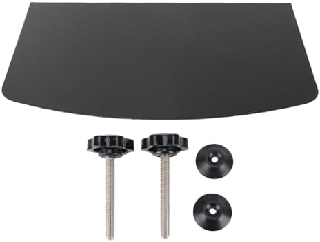 Asixxsix 17 inch Corner Desk Connector, Stainless Steel L Desk Platform Extender with Screw Clamp, for Keyboard Tray Mount on L Shaped Workstation and Home Office