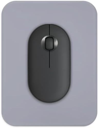 Small Mouse pad, with Edge-Sewn Design, extends Service Life by Twice, occupying the Optimal Size for the Mouse and Wrist Position. (Grey)