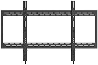 QualGear Heavy Duty Fixed TV Wall Mount for 60"-100" Flat Panel and Curved TVs, Black (Qg-TM-090-Blk) [UL Listed]
