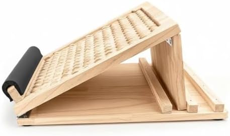 Leg Exercise Board Adjustable Wooden Incline Calf Stretcher Multi Angle Foot for Warm Ups Suitable for
