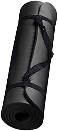 Yoga Mat Thick 1/5" Thick Non Slip Anti-Tear High Density Exercise Mat with Carrying Strap Large Yoga Mat for Floor, Gym, Fitness, Pilates, Stretching, Home Yoga, Workouts