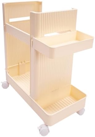 Home Gym Storage,2 Tiers Workout Equipment Organizer with Wheels Workout Equipment Storage Organizer Yoga Mat Storage Racks Home Gym Storage Rack for Yoga Mats, Foam Roller, Dumbbells
