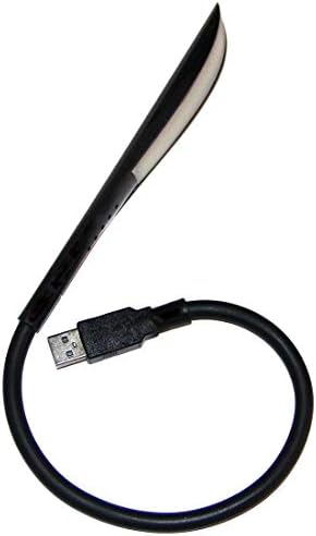 USB Reading Lamp with 14 LEDs Dimmable Touch Switch and Flexible Gooseneck for Notebook Laptop, Desktop, PC and MAC Computer + On/Off Setting (14 LED, Black)