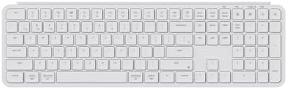 Keychron B6 Pro Ultra-Slim Full-Size Wireless Keyboard - Ivory White