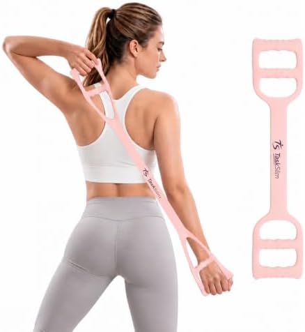 Silicone Figure 8 Resistance Band with Handles, 20/22/25 lb